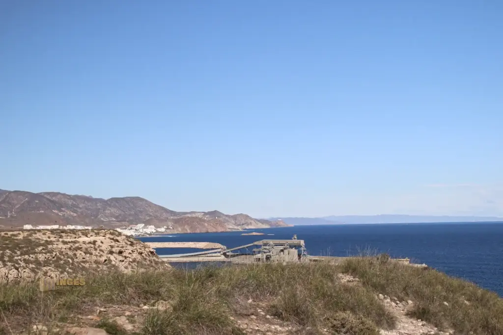 Überwintern bei Mojácar in Andalusien - Woche 1 55 richtung carboneras vom mirador punta de los muertos 2005